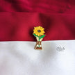 Sunflower Bouquet Enamel Pin
