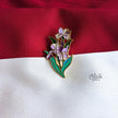 Violet Iris Bloom Enamel Pin