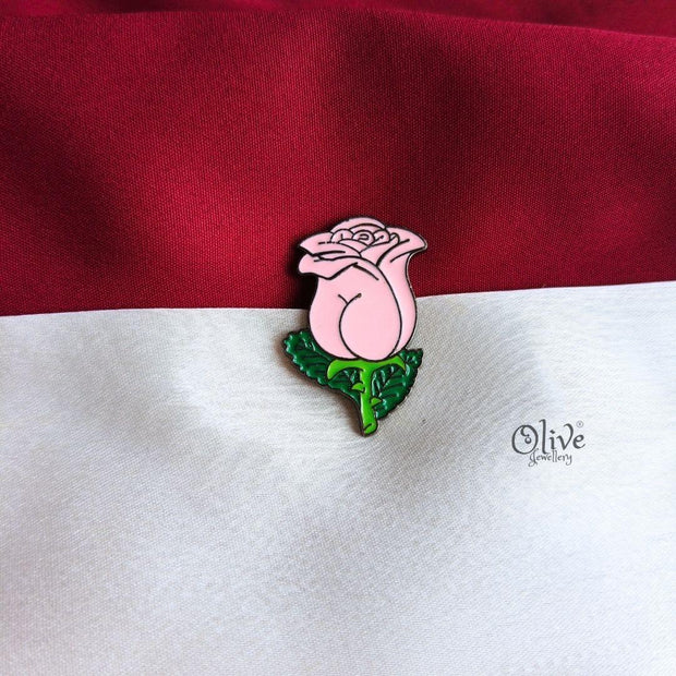 Blush Rose Enamel Pin