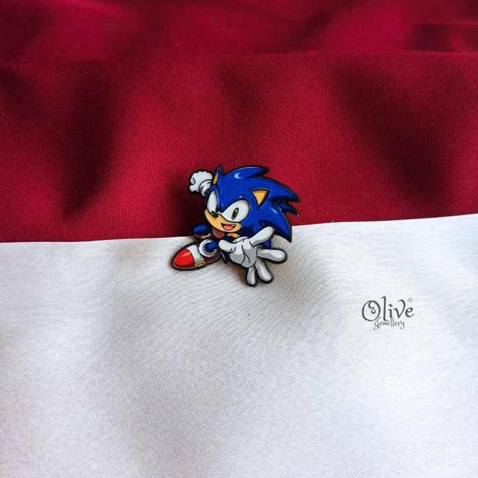 Sonic the Hedgehog Action Enamel Pin