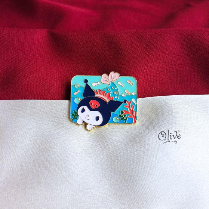 Kuromi Underwater Enamel Pin
