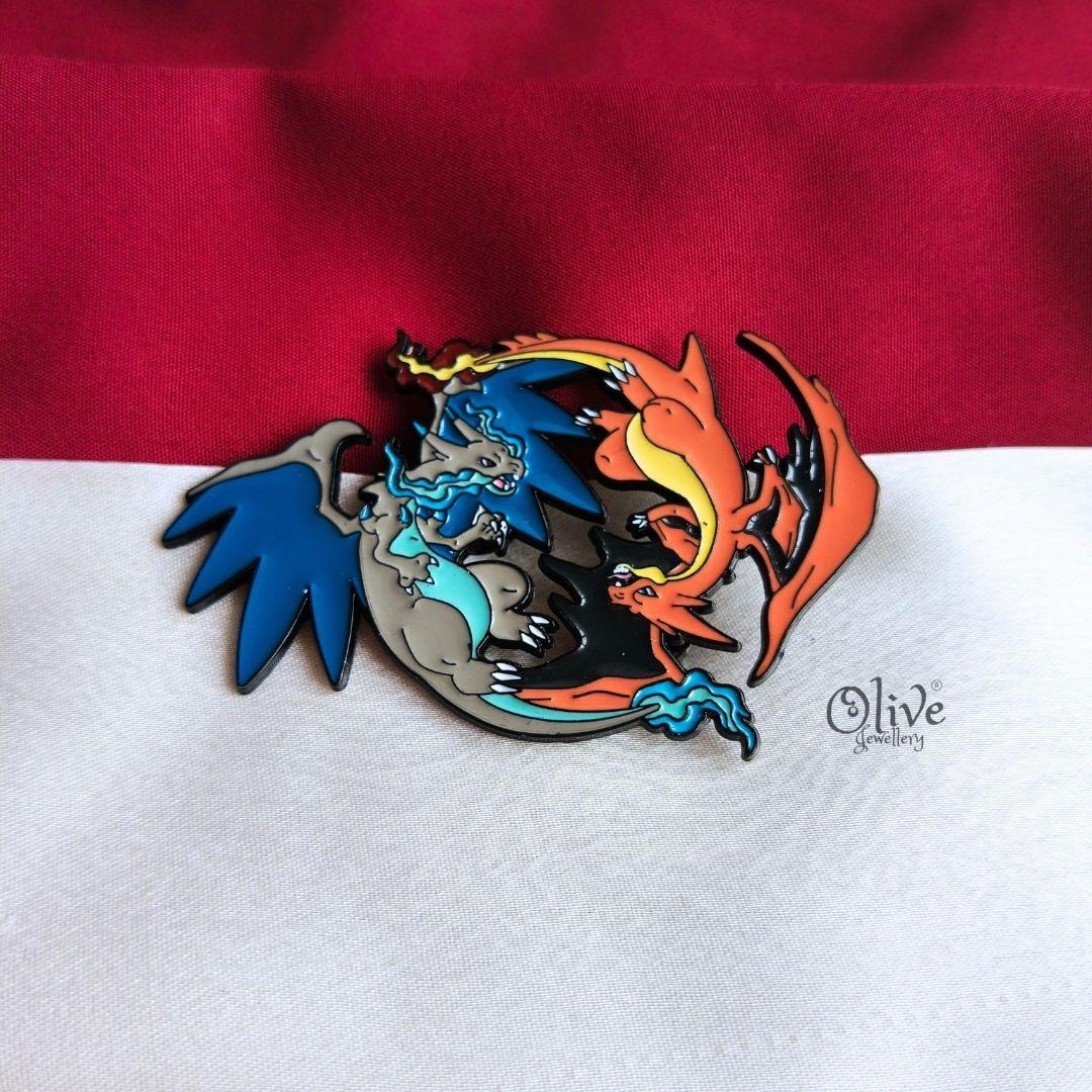 Charizard Evolution Enamel Pin