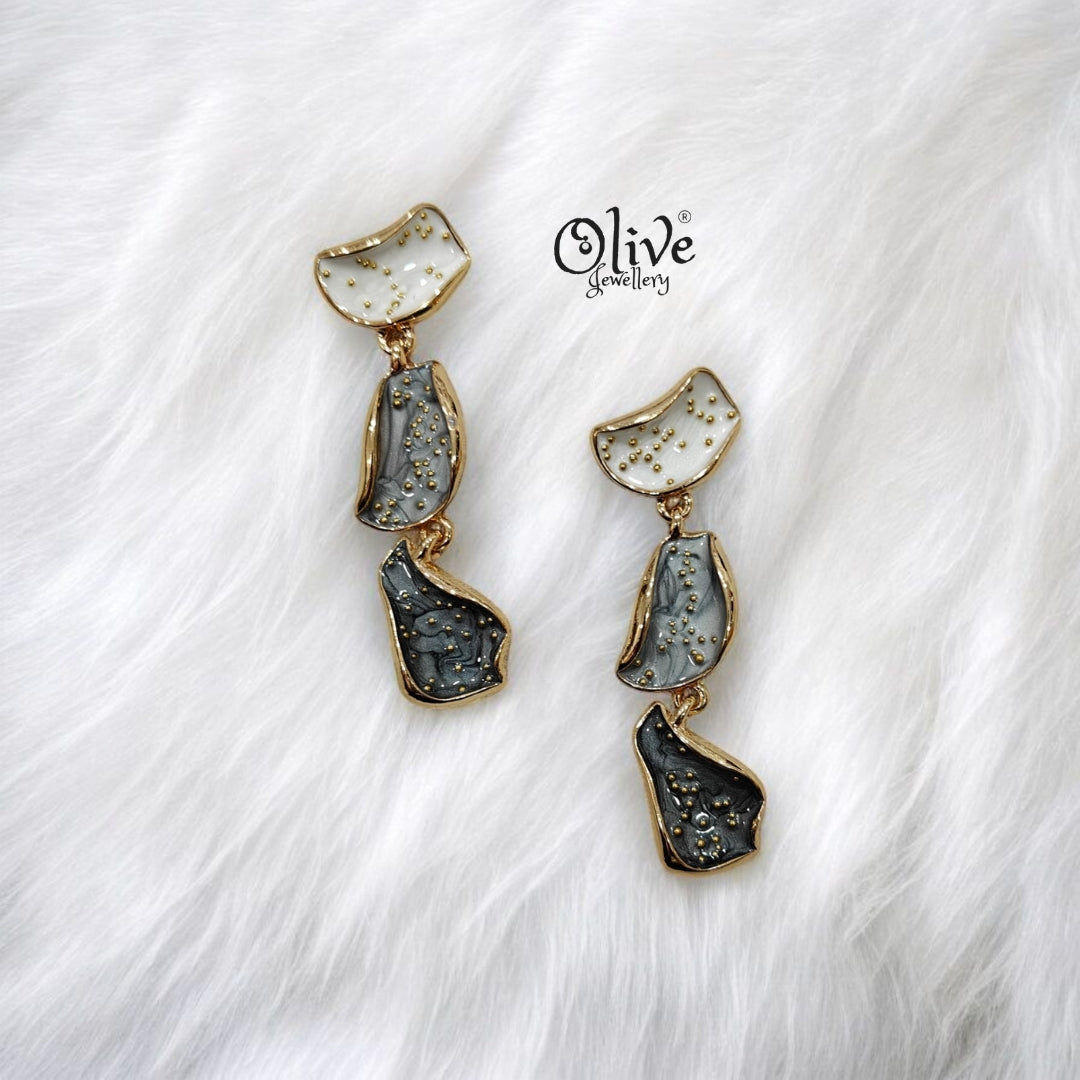 Enamel Earrings - 5