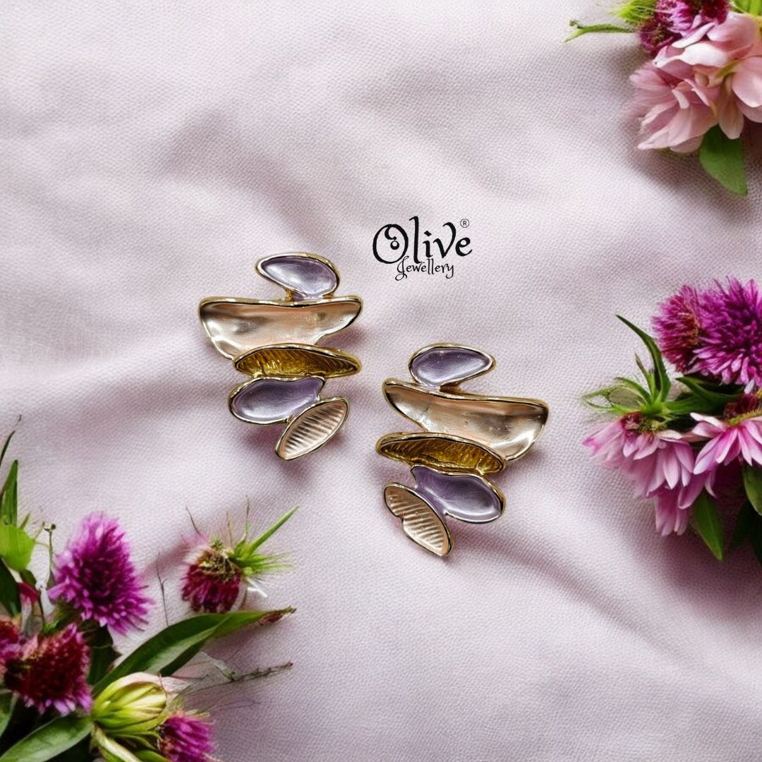 Enamel Earrings - 26