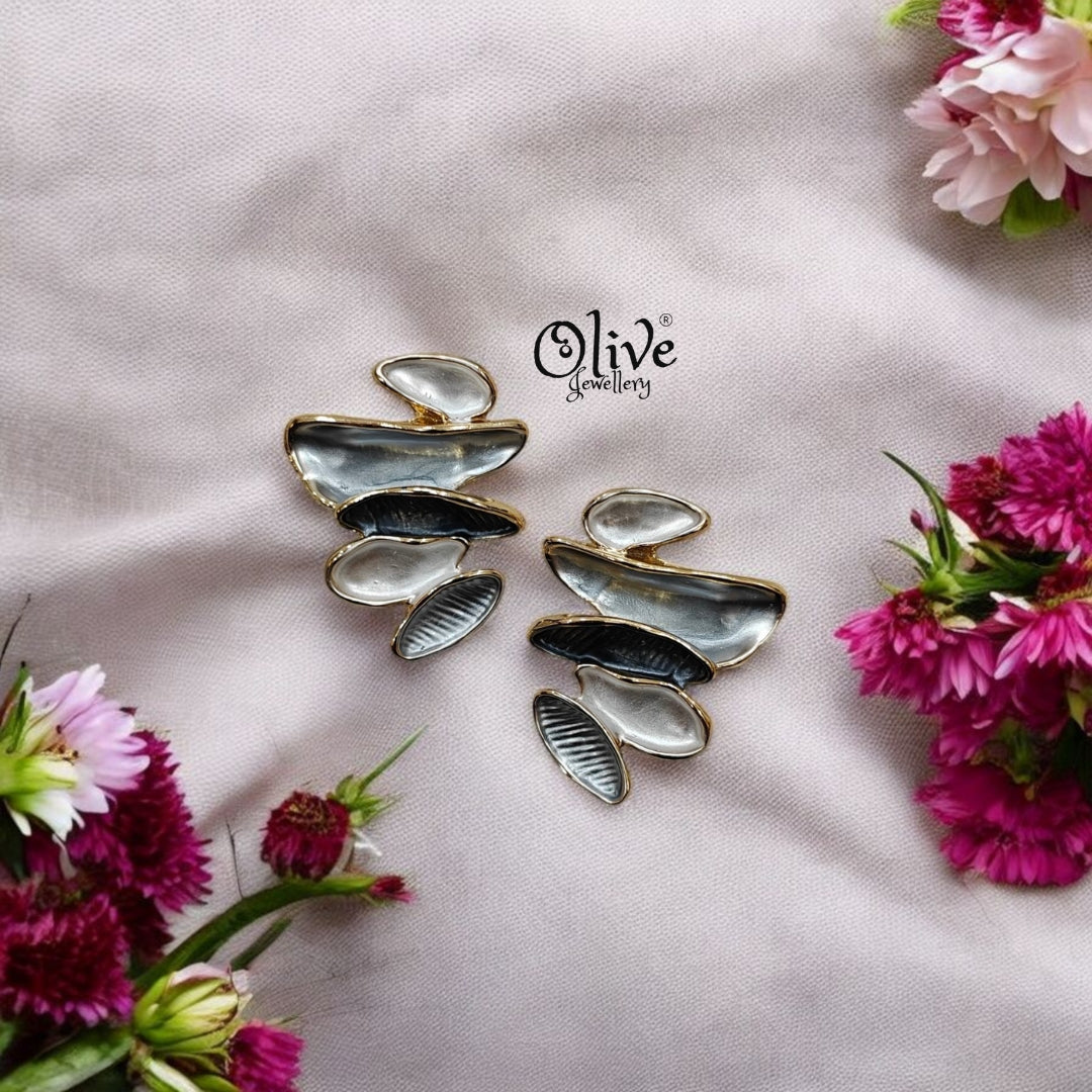 Enamel Earrings - 26