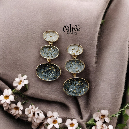 Enamel Earrings - 38