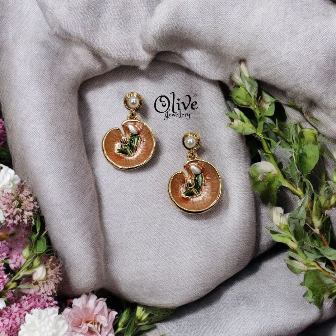Enamel Earrings - 42