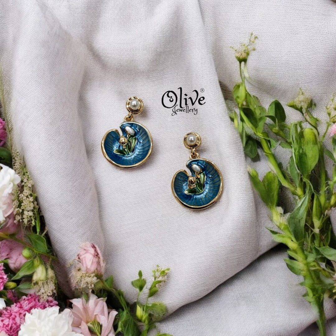Enamel Earrings - 42