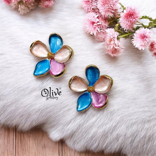 Enamel Earrings - 75