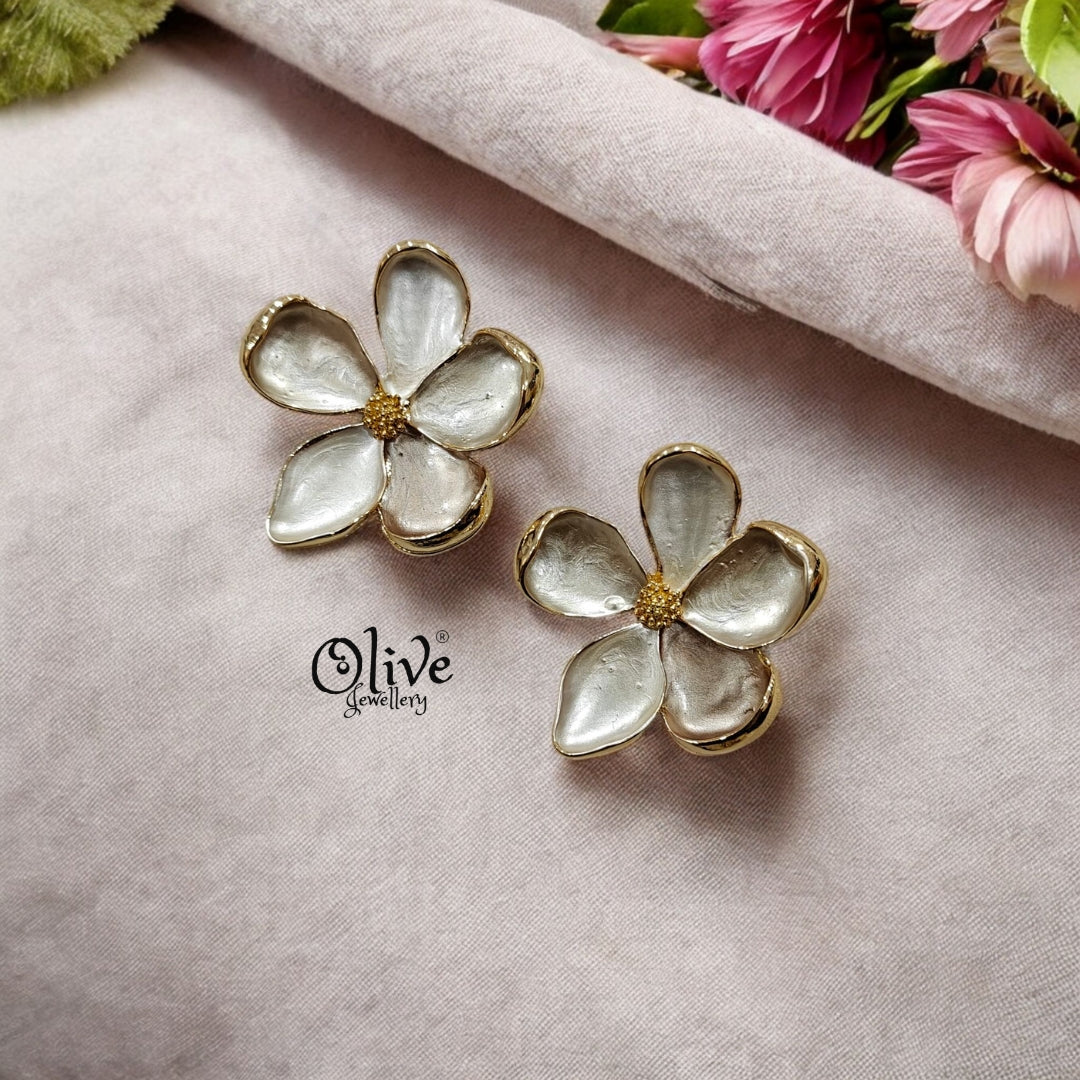 Enamel Earrings - 75