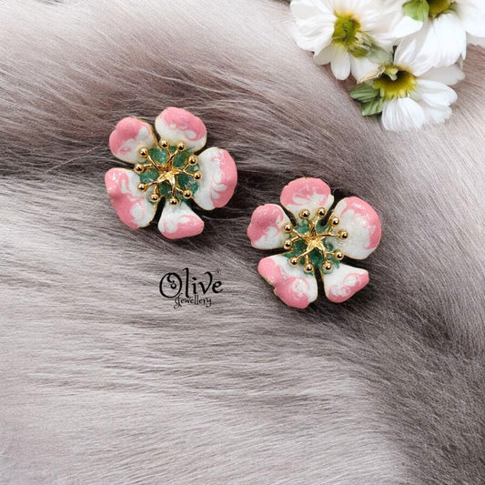 Enamel Earrings - 101