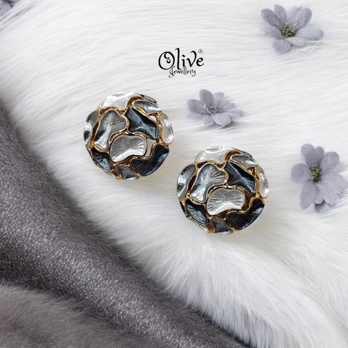 Enamel Earrings - 121