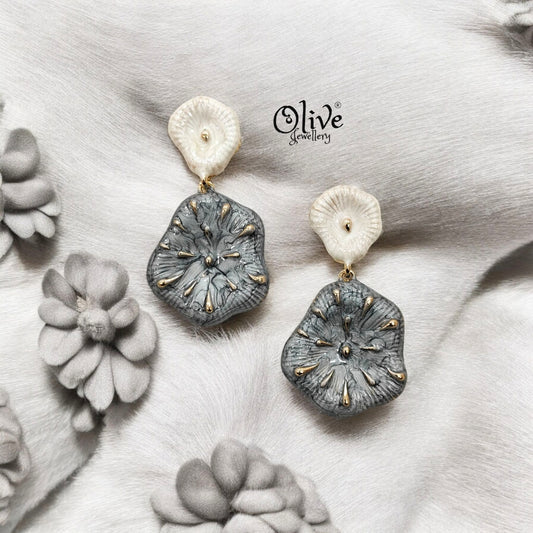 Enamel Earrings - 130
