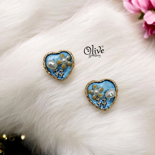 Enamel Earrings - 152