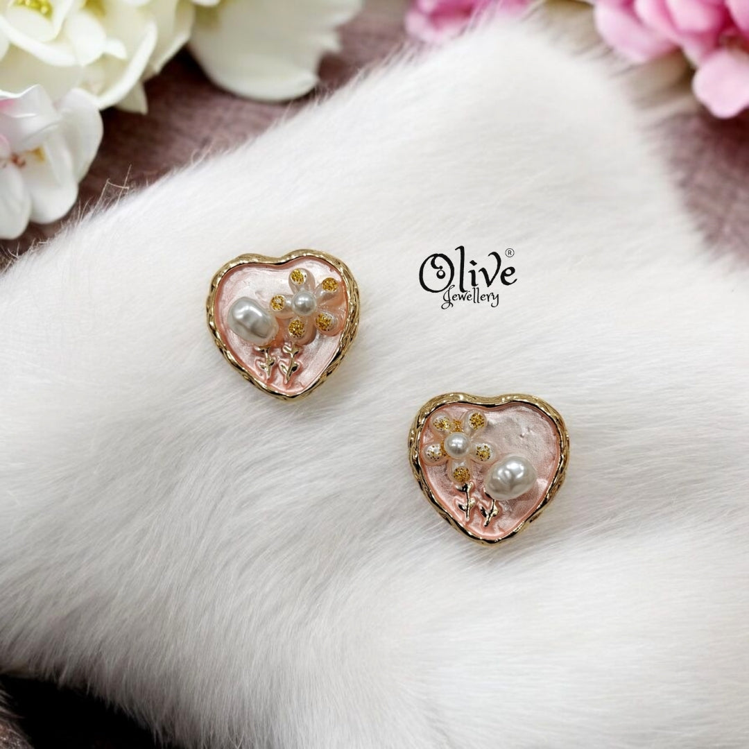 Enamel Earrings - 152