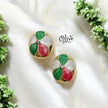 Enamel Earrings - 173