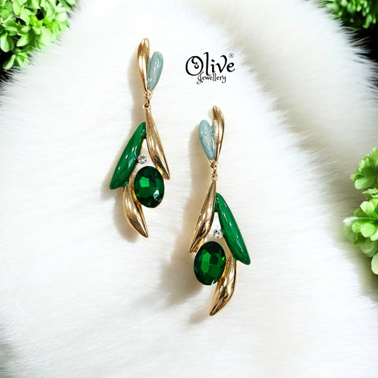 Enamel Earrings - 211
