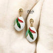 Enamel Earrings - 215