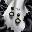 Enamel Earrings - 221
