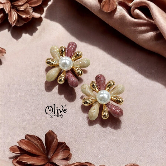 Enamel Earrings - 227