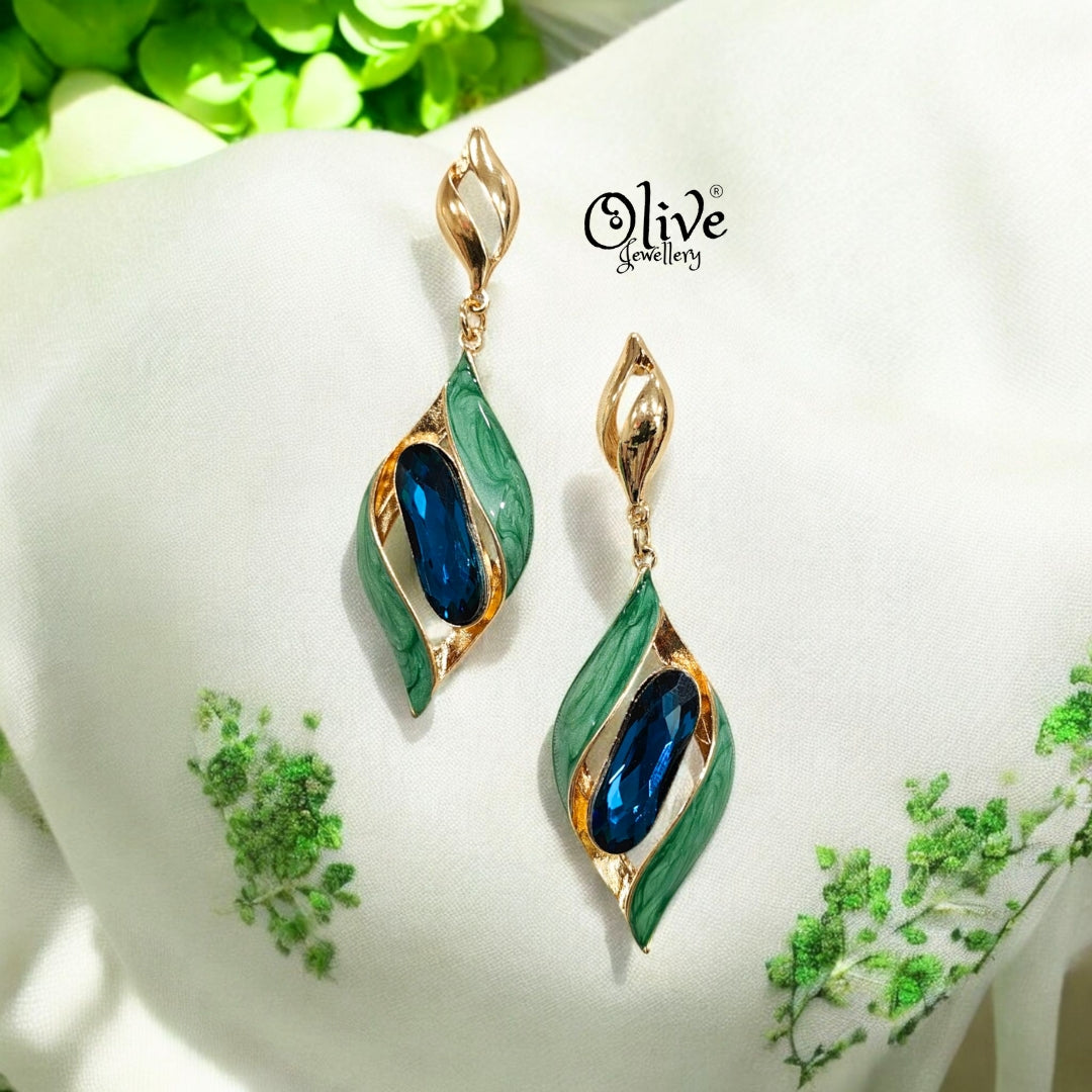 Enamel Earrings - 237