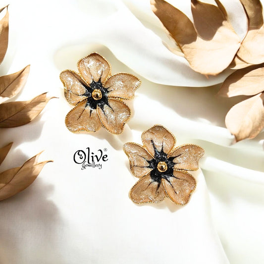 Enamel Earrings - 257