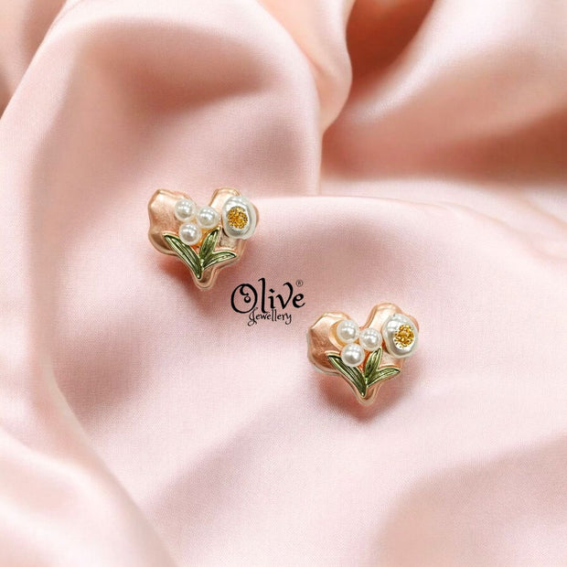 Enamel Earrings - 267