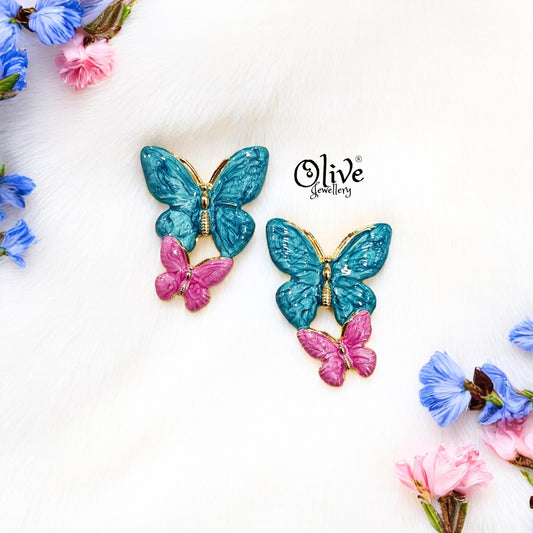 Enamel Earrings -306