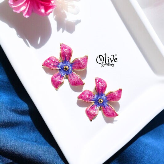 Enamel Earrings -309