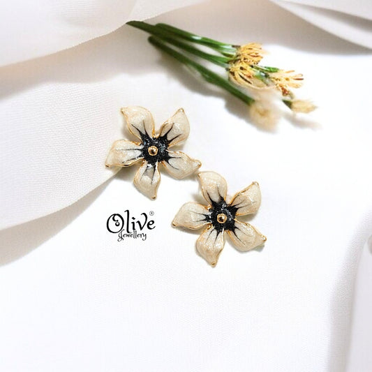 Enamel Earrings -309