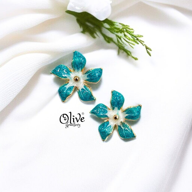 Enamel Earrings -309