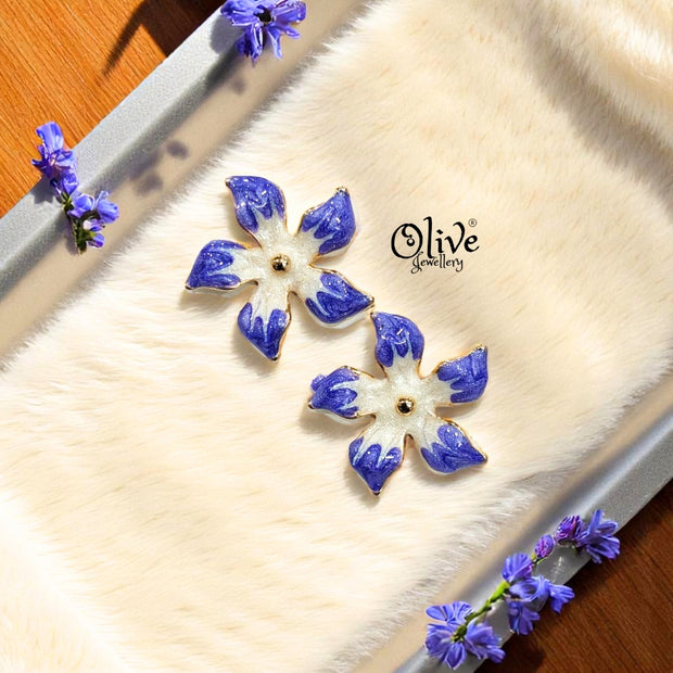 Enamel Earrings -309