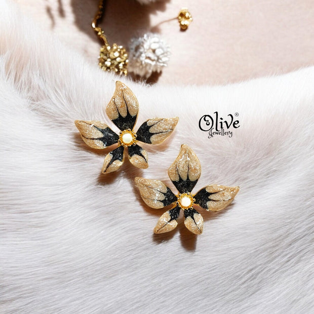 Enamel Earrings -319