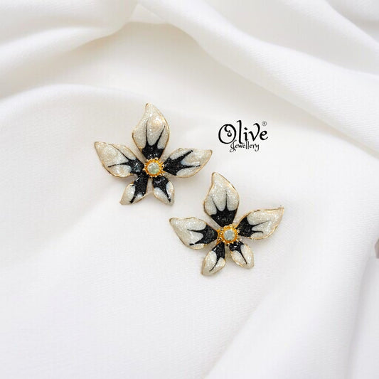 Enamel Earrings -319