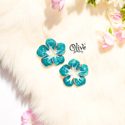 Enamel Earrings -324