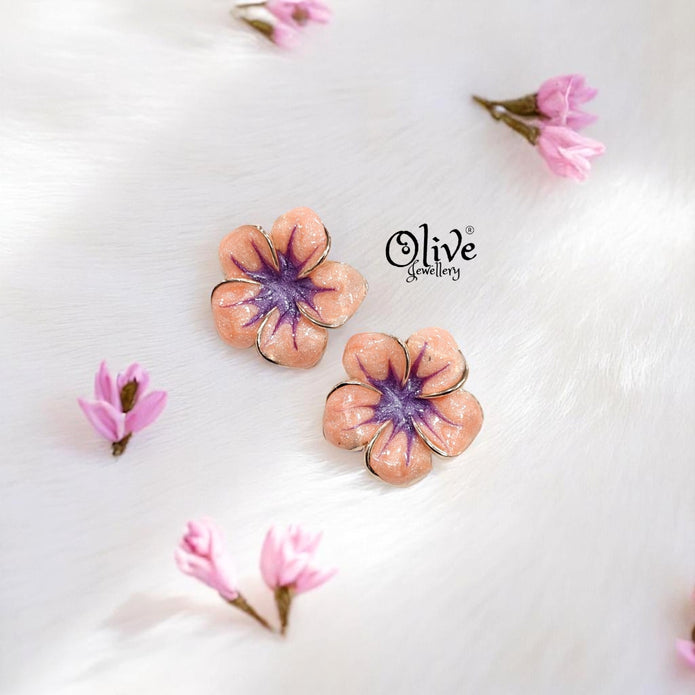 Enamel Earrings -324