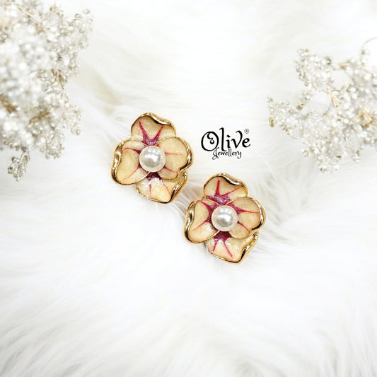Enamel Earrings -330