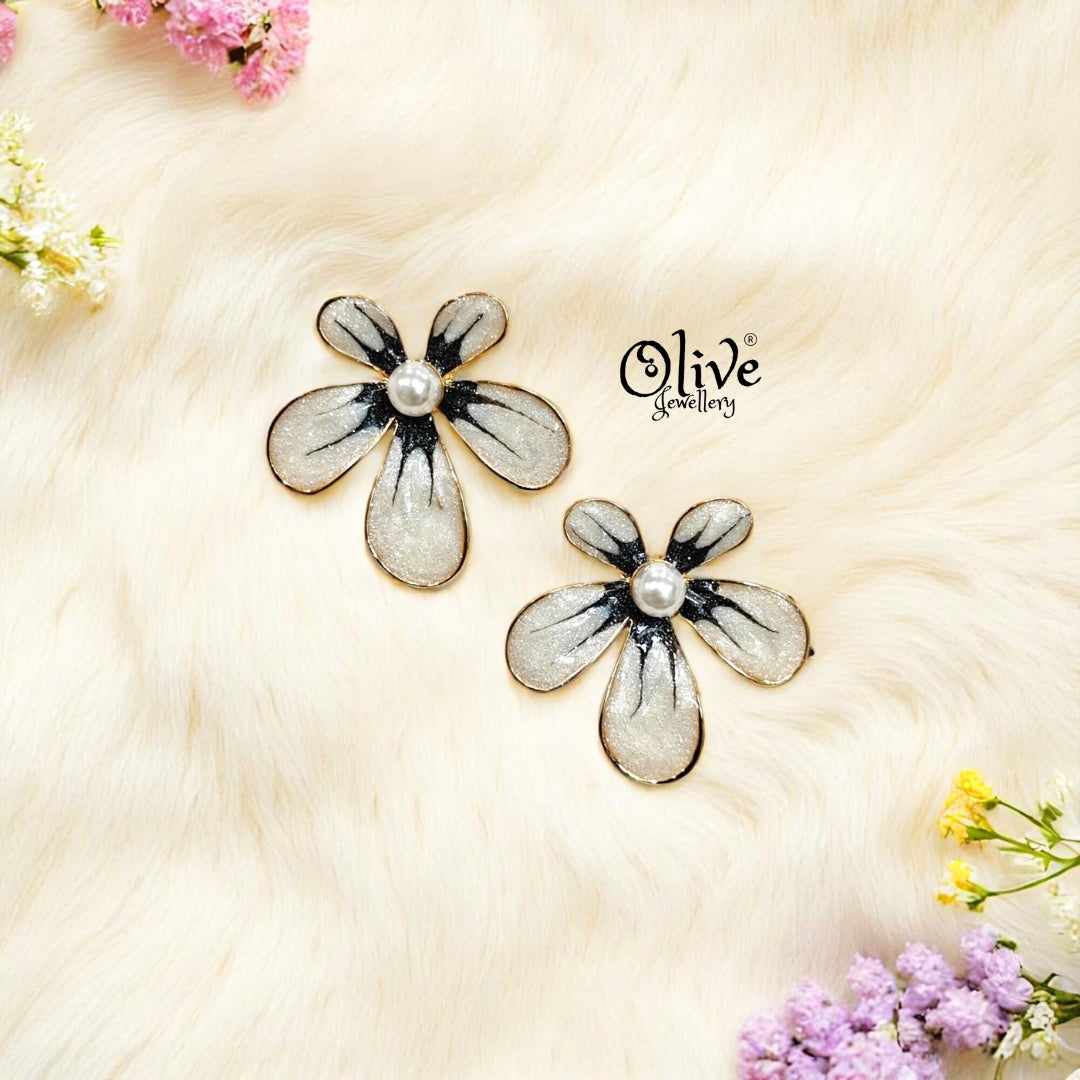 Enamel Earrings -335