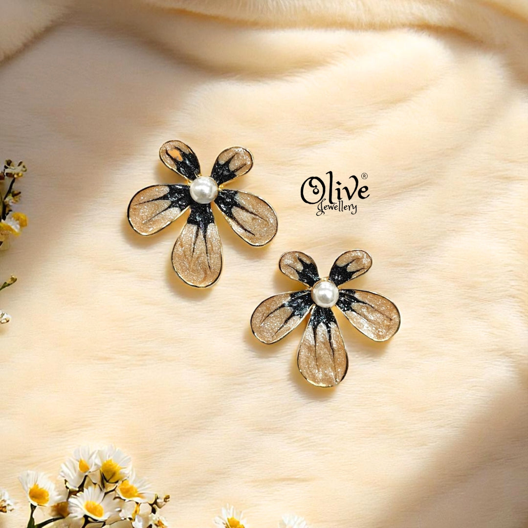 Enamel Earrings -335