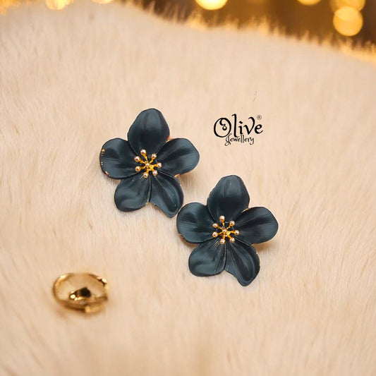 Enamel Earrings -341