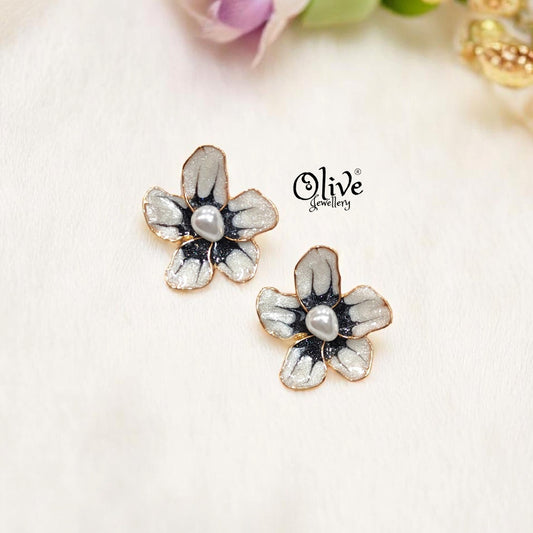 Enamel Earrings -345