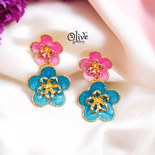 Enamel Earrings -350