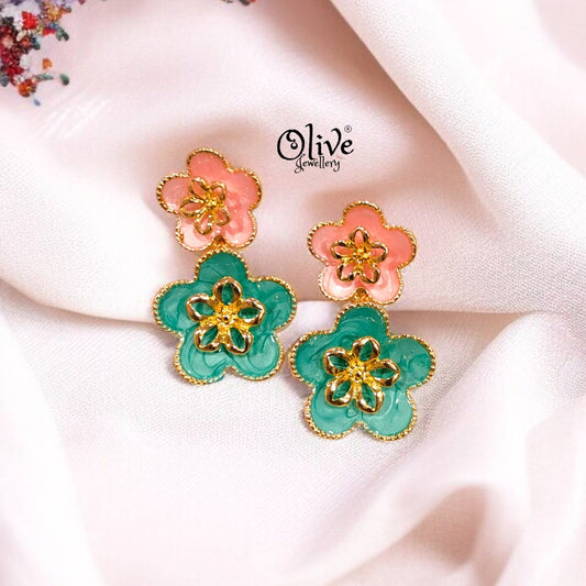 Enamel Earrings -350