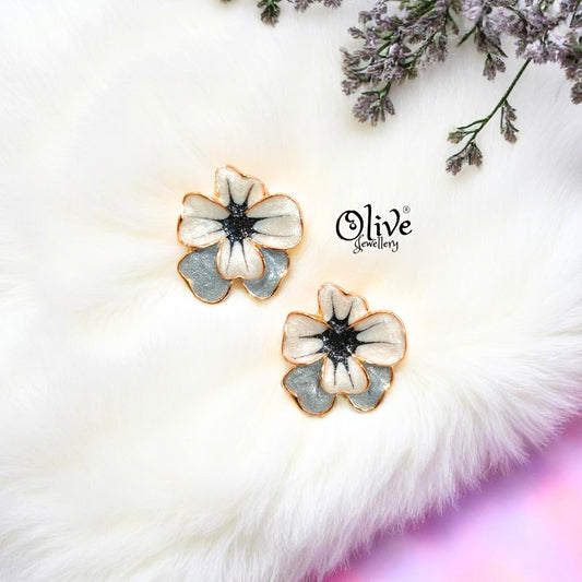 Enamel Earrings -362