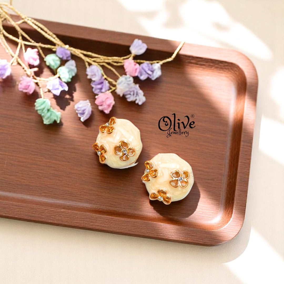 Enamel Earrings -364
