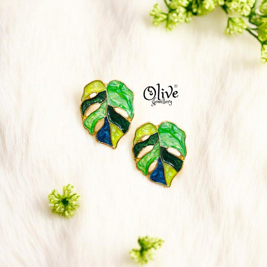 Enamel Earrings -375