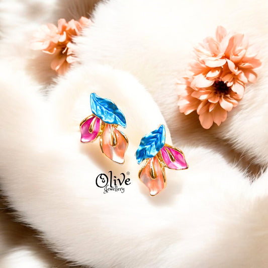 Enamel Earrings -379