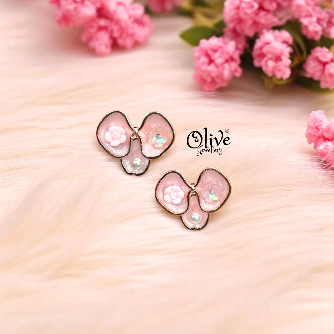 Enamel Earrings -387