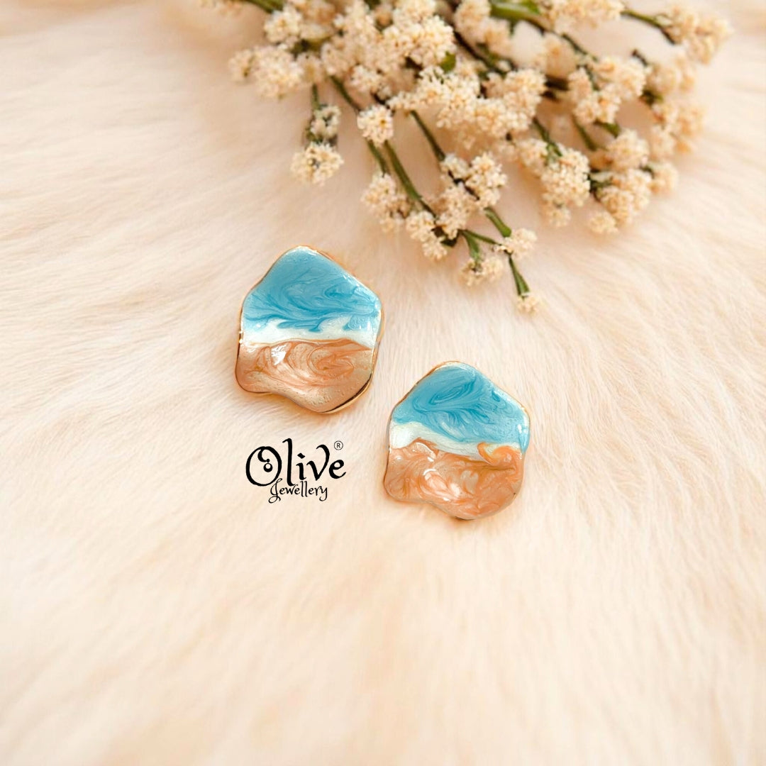 Enamel Earrings -392