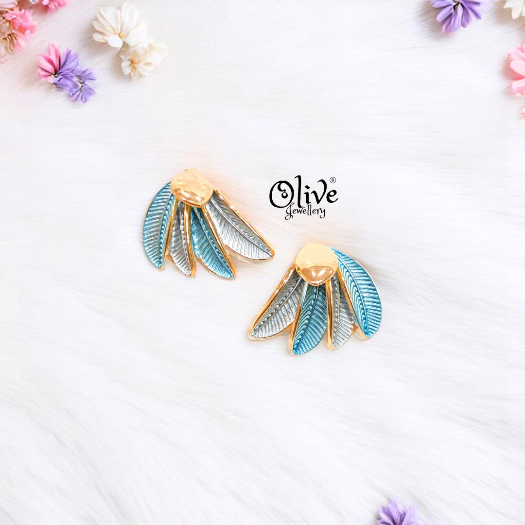 Enamel Earrings -399